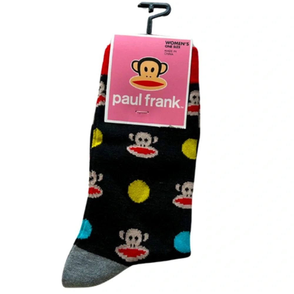Paul Frank Julius Polka Dot Crew Socks | NWT | Women’s OS